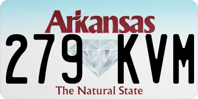 AR license plate 279KVM