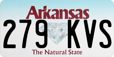 AR license plate 279KVS