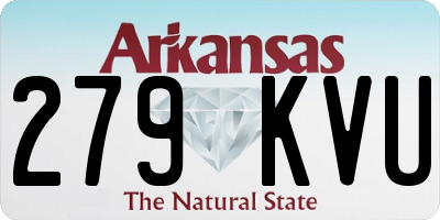 AR license plate 279KVU