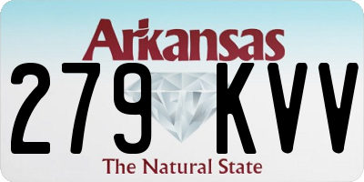 AR license plate 279KVV