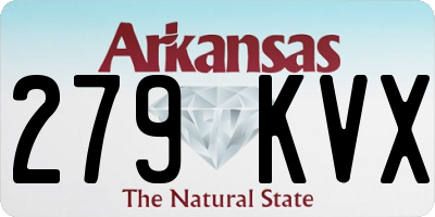 AR license plate 279KVX