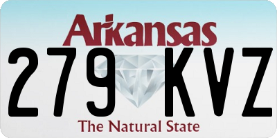 AR license plate 279KVZ