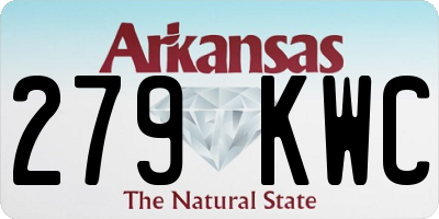 AR license plate 279KWC