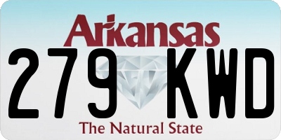 AR license plate 279KWD