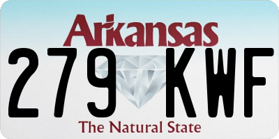 AR license plate 279KWF