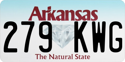 AR license plate 279KWG