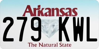 AR license plate 279KWL