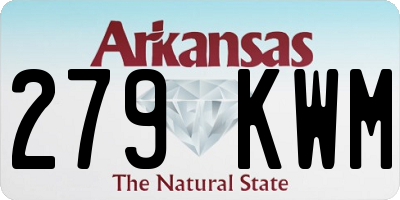 AR license plate 279KWM