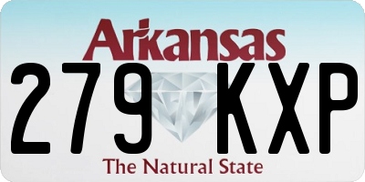 AR license plate 279KXP