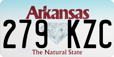 AR license plate 279KZC