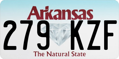 AR license plate 279KZF