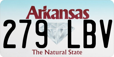 AR license plate 279LBV
