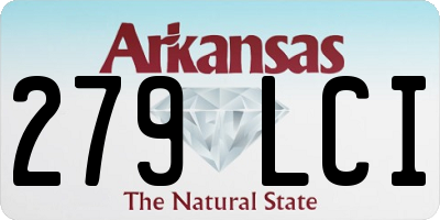 AR license plate 279LCI