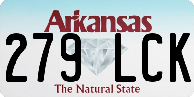 AR license plate 279LCK