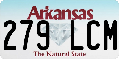 AR license plate 279LCM