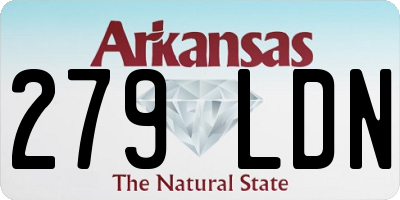 AR license plate 279LDN