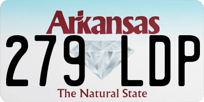 AR license plate 279LDP