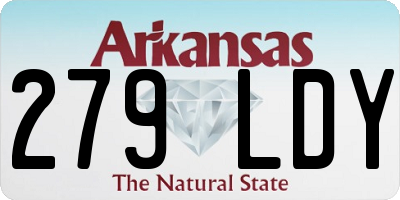 AR license plate 279LDY