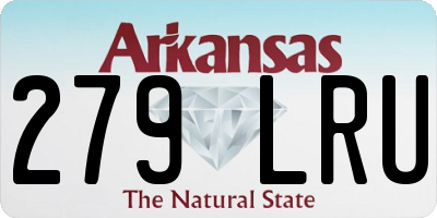 AR license plate 279LRU