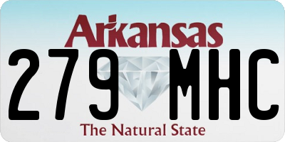 AR license plate 279MHC
