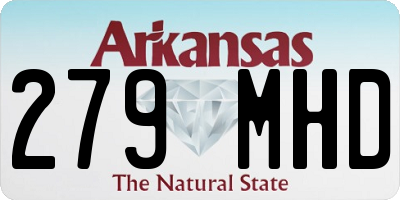 AR license plate 279MHD