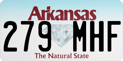 AR license plate 279MHF