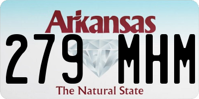 AR license plate 279MHM