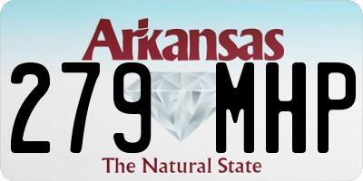 AR license plate 279MHP