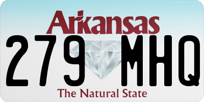 AR license plate 279MHQ