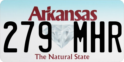 AR license plate 279MHR