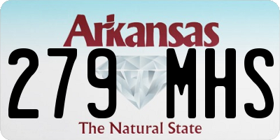 AR license plate 279MHS