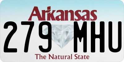 AR license plate 279MHU