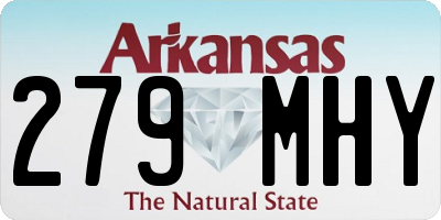 AR license plate 279MHY