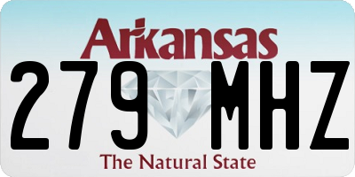 AR license plate 279MHZ