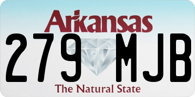 AR license plate 279MJB