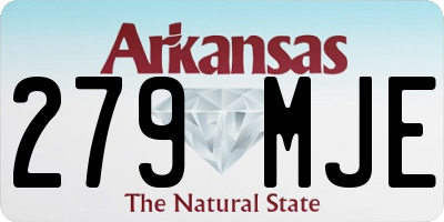 AR license plate 279MJE