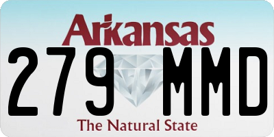 AR license plate 279MMD