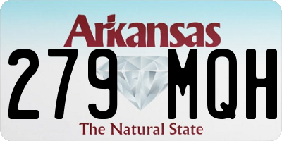 AR license plate 279MQH