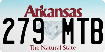 AR license plate 279MTB