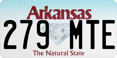 AR license plate 279MTE