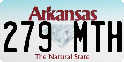 AR license plate 279MTH