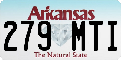 AR license plate 279MTI