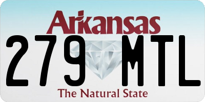 AR license plate 279MTL