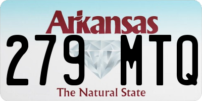 AR license plate 279MTQ