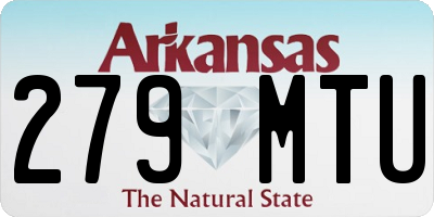 AR license plate 279MTU