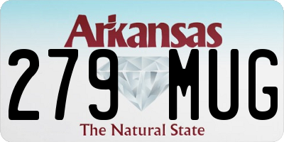 AR license plate 279MUG
