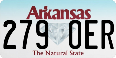 AR license plate 279OER