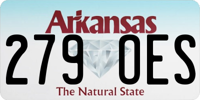 AR license plate 279OES