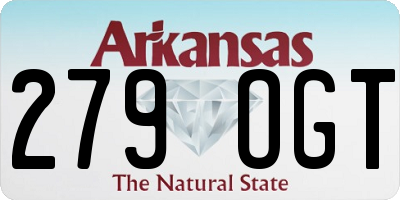 AR license plate 279OGT