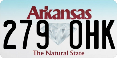 AR license plate 279OHK